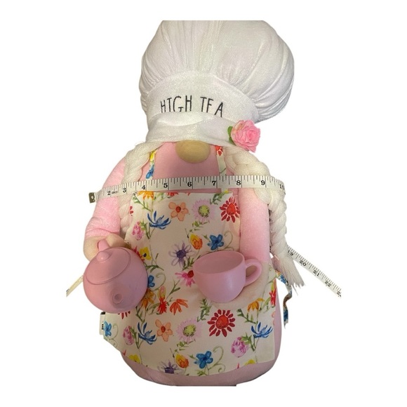 Floral Chef Doll with Pink Teapot - Picture 6 of 6